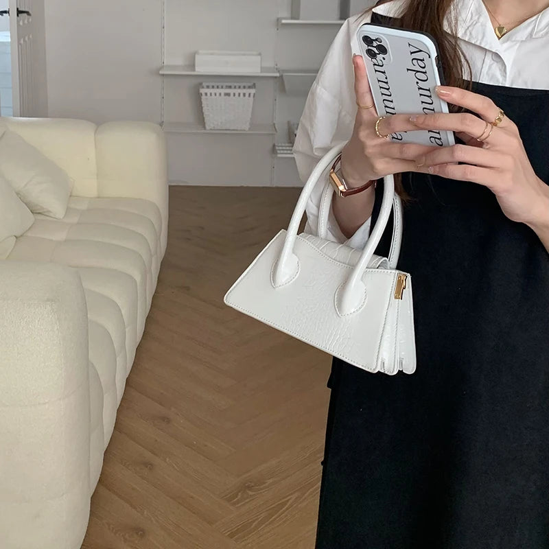 Fashion Pink Small Square Women Clutch Purse Handbags New Simple Ladies Messenger Bag Solid Color Female Shoulder Crossbody Bags