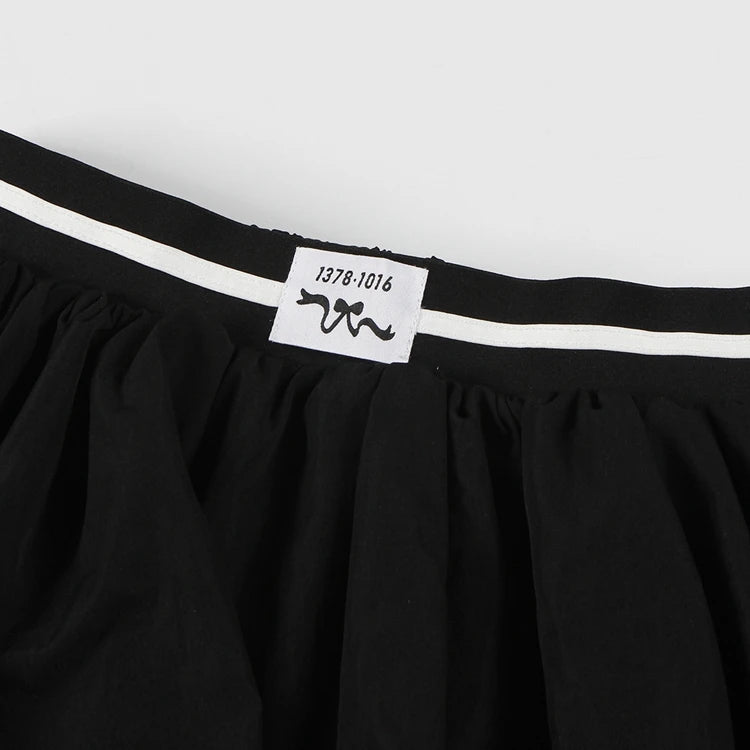 STYLISH LADY Lace Letter Printed 2 Piece Set Women Short Sleeve Crop Top and Mini Skirt Suits 2025 Summer Sexy Club Party Outfit