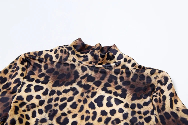 Weird Puss Peach Buttocks Jumpsuit Women Backless Leopard Print Shorts Sleeve Fitness Summer Trend Streetwear Workout Overalls