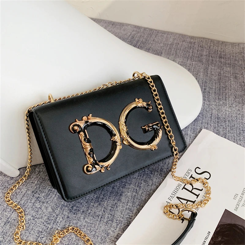Stylish Crossbody Bag Ladies Handbag Made Of Genuine Leather With Gold Accents Fashionable Everyday Essential