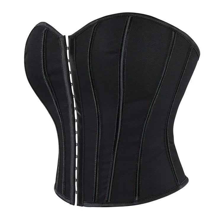 Fashion Strapless Off Shoulder Corset Tank Crop Tops Summer Backless Camisole Underwear Female Bustier Top