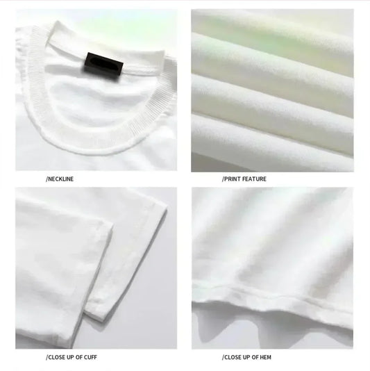 American Retro God's Will Skull Retro Pattern Cotton T-shirt Printed Graphic Men and Women Y2K Oversized T-shirt Street Wear