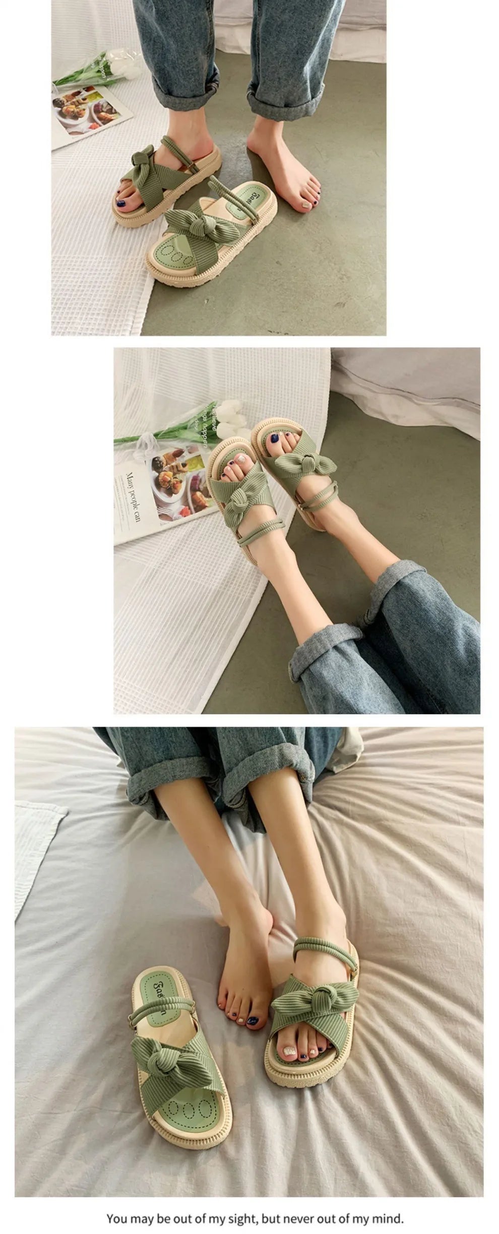 Sandals Women's 2022 New Fashion Summer Temperament New Fashion Platform Roman Flat Shoes Outdoor Beach Sports Comfort Shoes