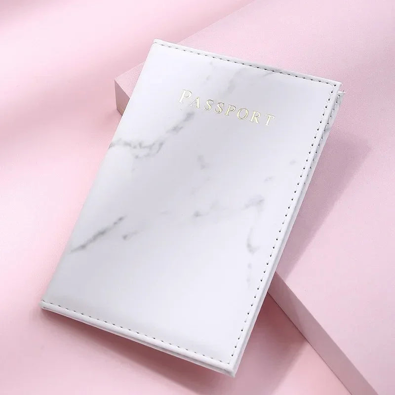 Women Cute Leather Passport Cover Air tickets For Cards Travel Passport Holder Wallet Case Travel Accessory Credit Card Holder