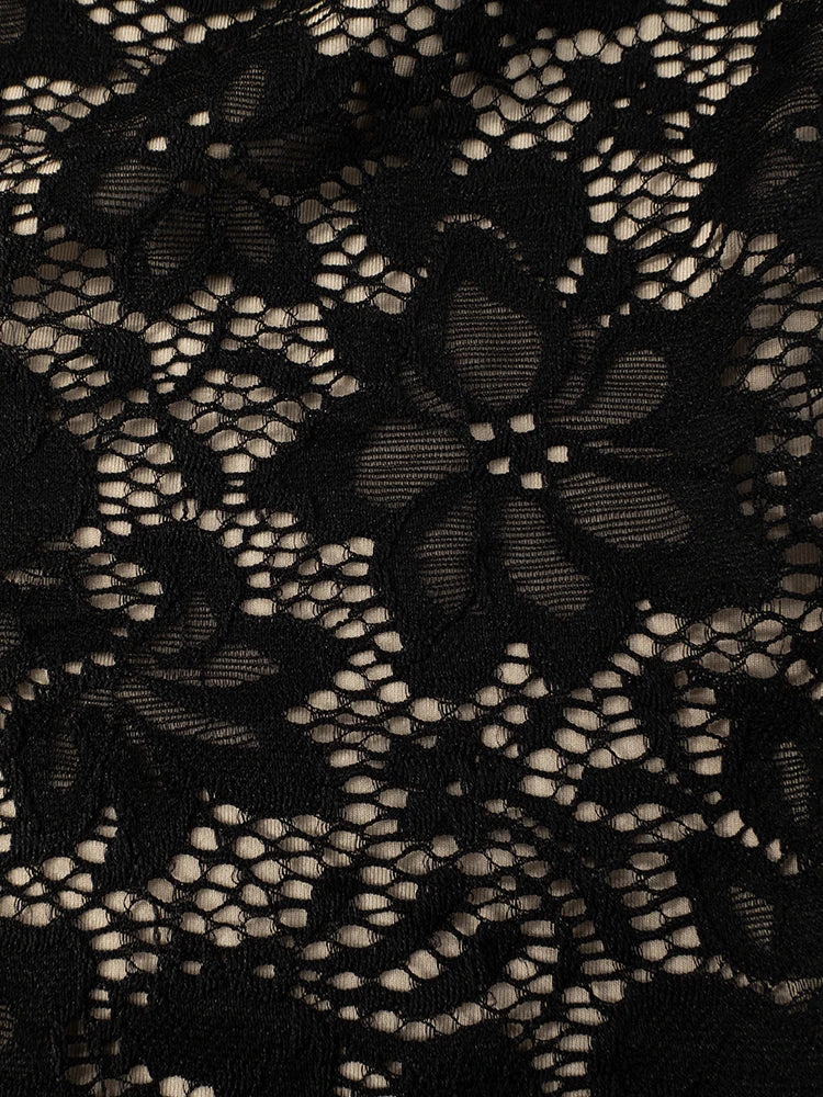 Weird Puss Mesh Patchwork 2 Piece Set Women Sexy Jacquard Backless Camisole+Stretch Skinny Peach Hip Pants Club Party Outfits