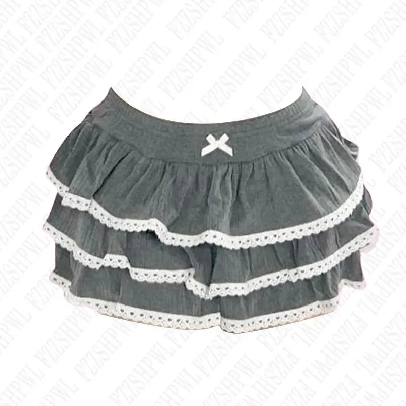 Y2k Women Harajuku Aesthetic 2000s Fairy Short Skirts Hip Hop Graphic Gothic Vintage Punk Mini Skirts Streetwear EMO Girl Retro
