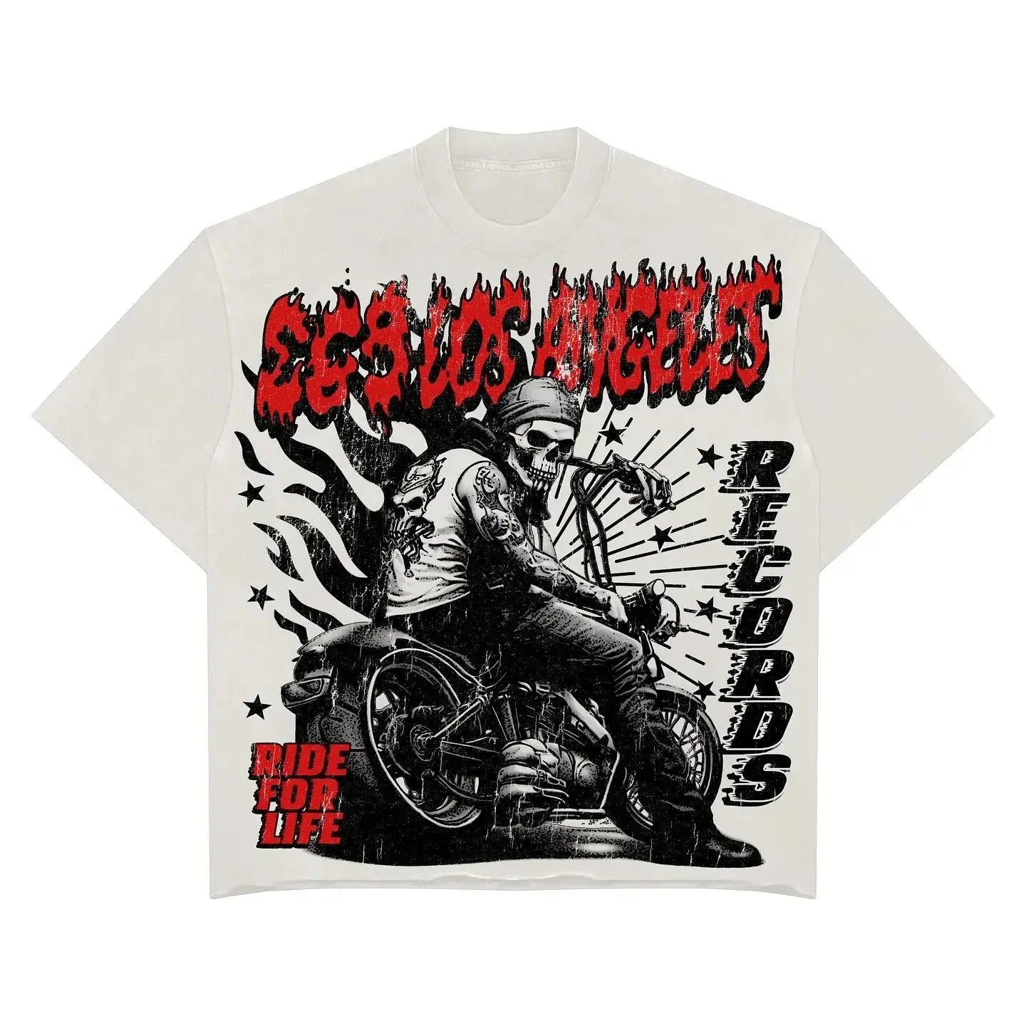 Streetwear T Shirt Y2K Hip Hop Punk Rock Graphic Print Oversized TShirt Mens, Womens Round Neck Cotton Short Sleeve Tops Clothes