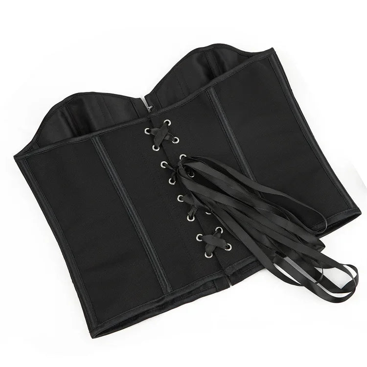 Fashion Strapless Off Shoulder Corset Tank Crop Tops Summer Backless Camisole Underwear Female Bustier Top