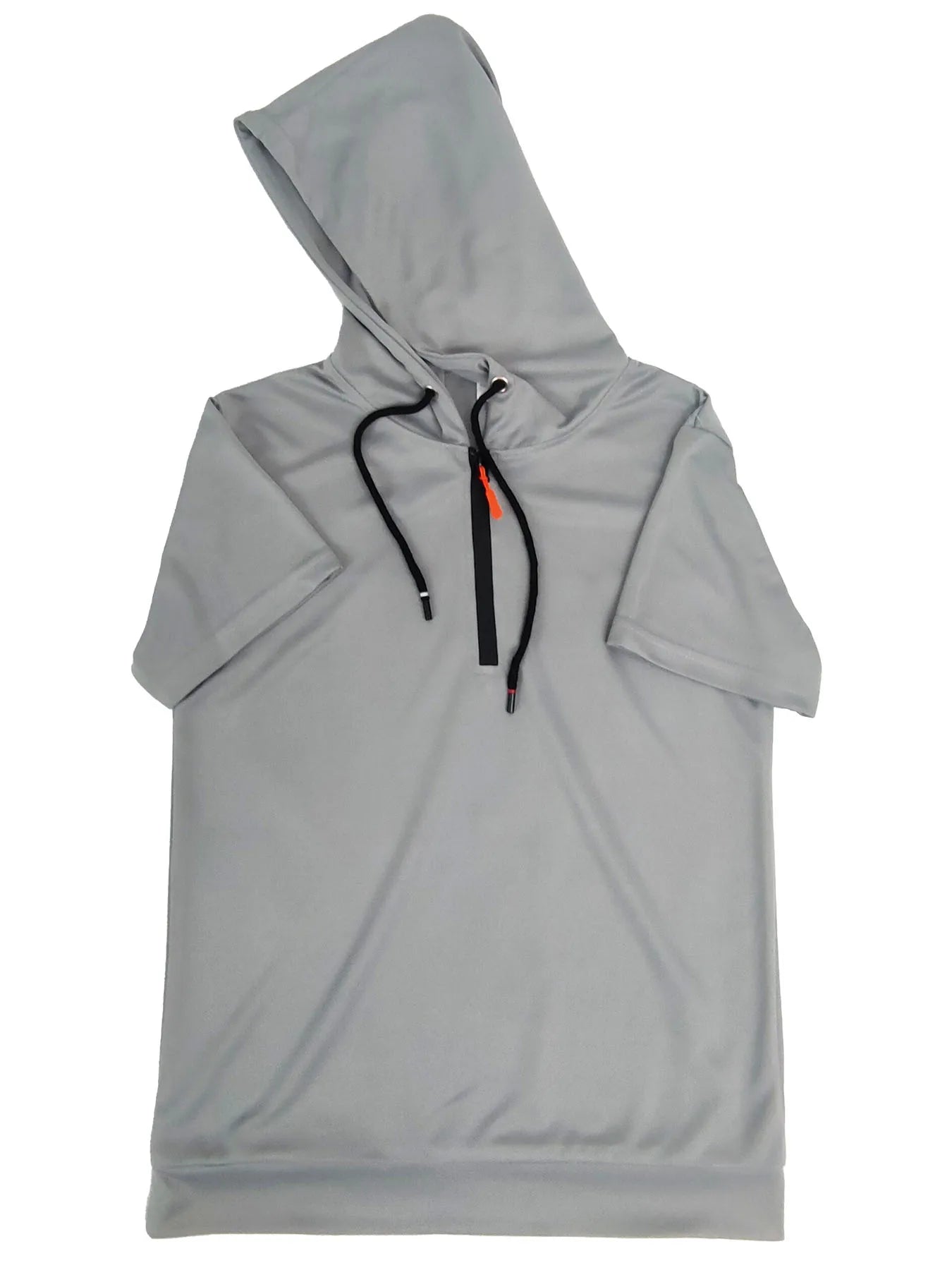 Summer Sets Men Jersey T-Shirts and Shorts Outfit Two-Piece Hooded T-Shirt Zipper Pocket Shorts Fashion Loose Oversize Clothing