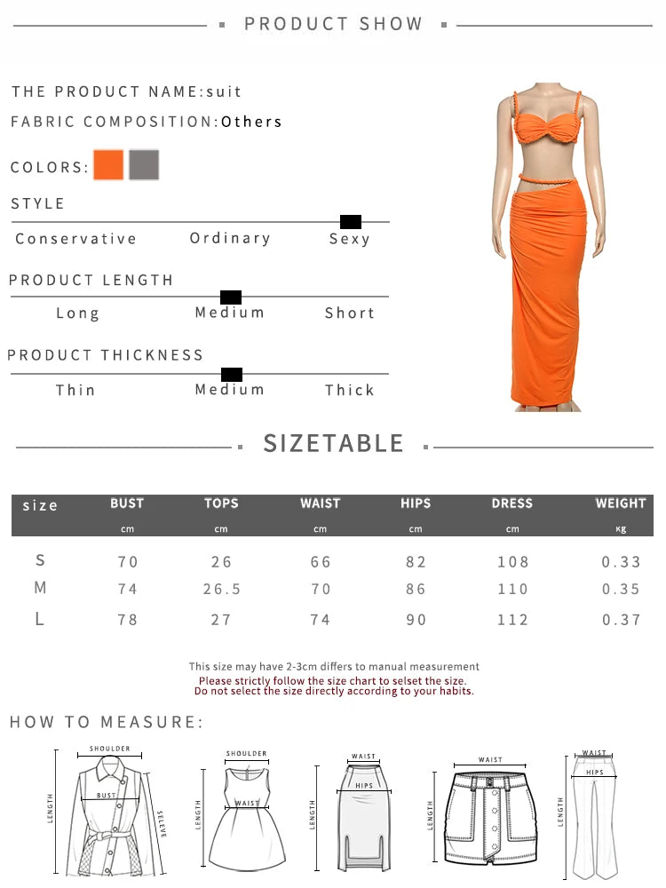 Weird Puss Square Collar 2 Piece Set Women Bra+Skinny Long Skirts Bandage Ruched 2025 Summer Vacation Beach Party Trend Suits
