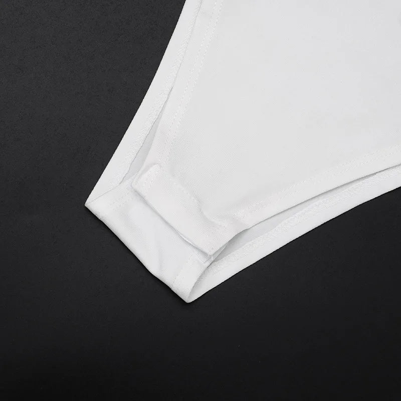 Nsauye Casual Pullover Women Long Sleeve Basic Solid White One Pieces Bodycon Bodysuit Tops Y2K Sexy Autumn 2025 Club Rompers