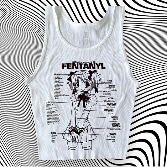 Women's Anime Graphic Crop T-Shirt