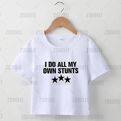 Y2K letter graphics Baby Tee Vintage girl Crop Tops Slim 2000s fairy grunge aesthetic Harajuku Short Sleeve T-shirt Summer