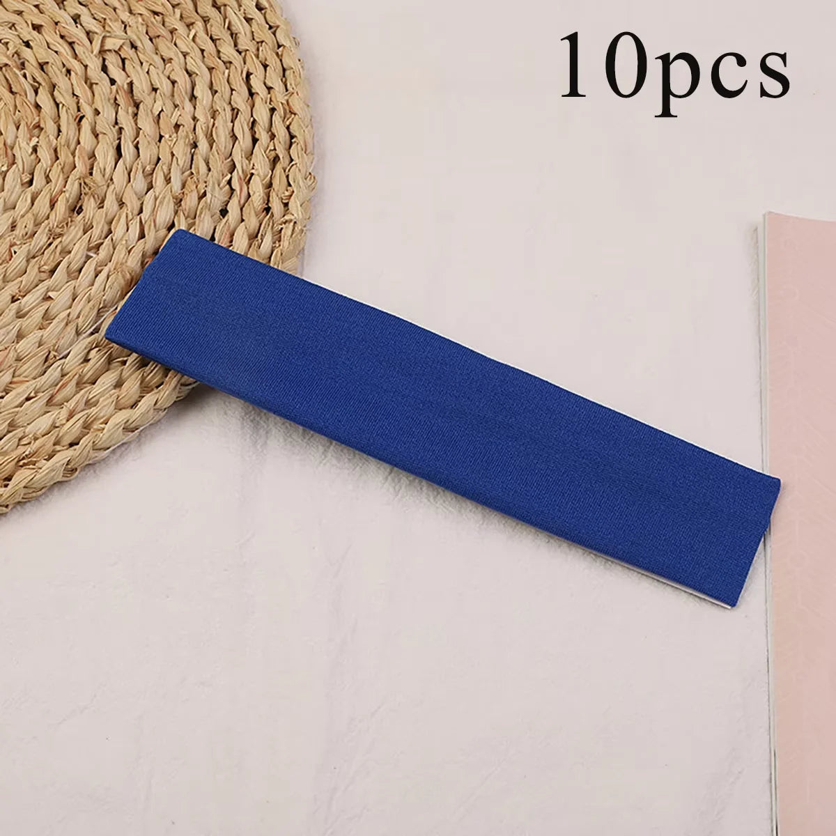 10 Pcs Elastic HairBand Fashion Headbands For Women Solid Color Sports Running Fitness Yoga Hair Bands Makeup Hair Accessories