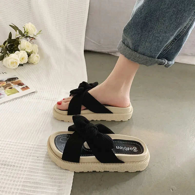 Sandals Women's 2022 New Fashion Summer Temperament New Fashion Platform Roman Flat Shoes Outdoor Beach Sports Comfort Shoes