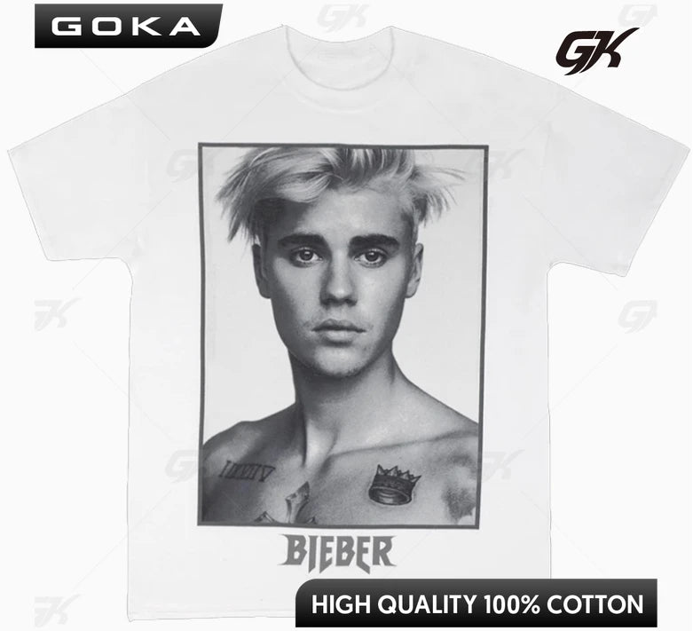 Justin Bieber Shirts Streetwear T-shirts T Shirts for Men Graphic T Shirts Top Cpe Unisex Pro Choice My Body My Choice