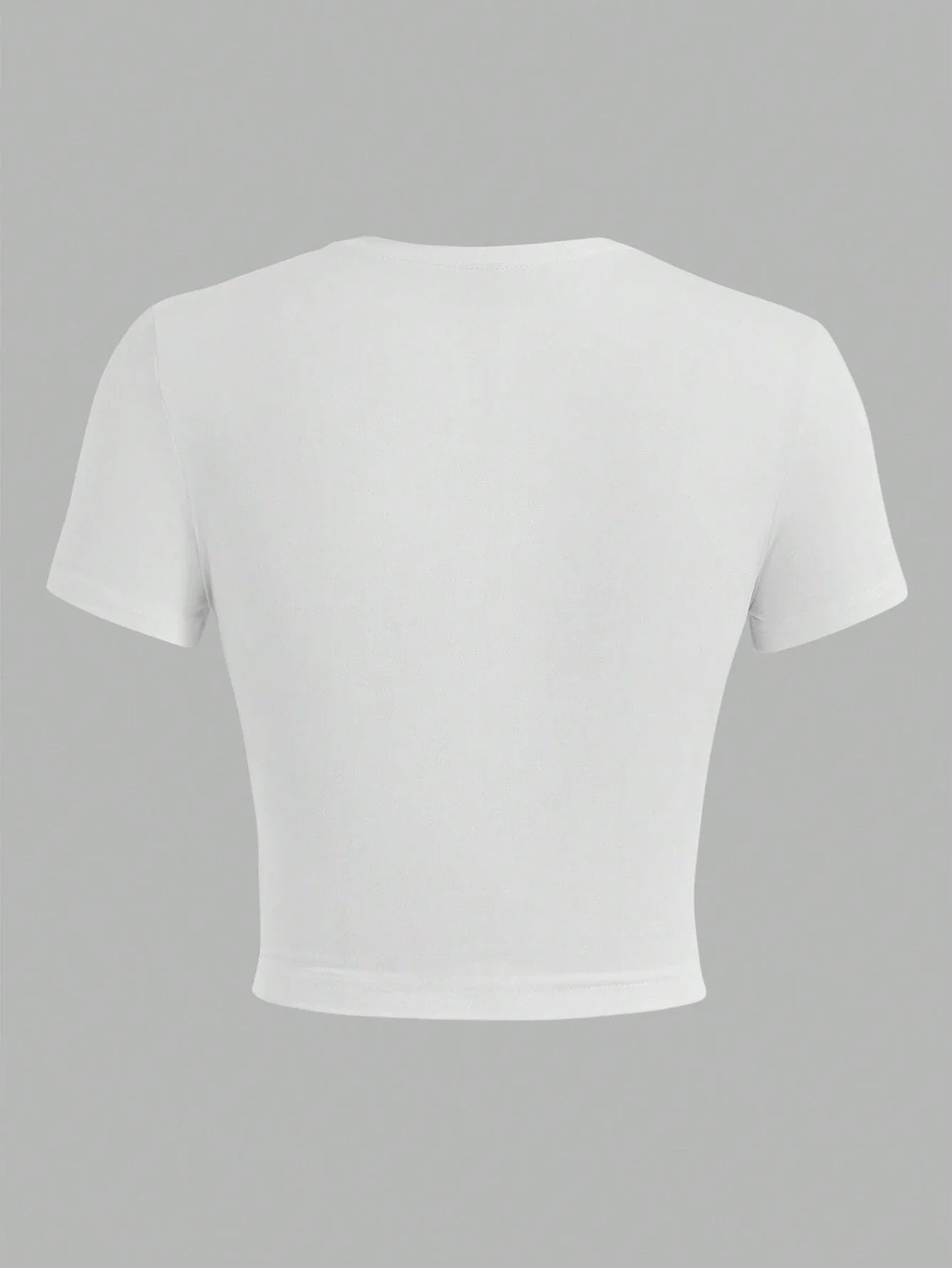 Tight Tops Sexy Crop T-Shirt Summer Woman Short Sleeves Breathable Stretch Soft Females Tee Clothing Highlighting A Good Figure