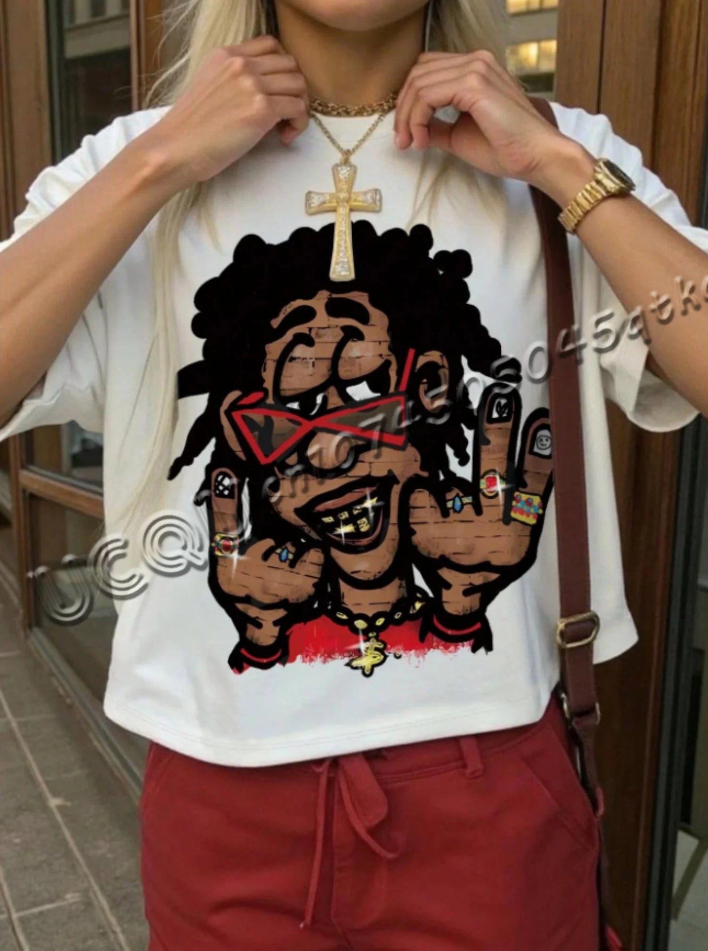 2025 NEW IN Women fun catoon Print O-Neck Short Sleeve green T-Shirt ladies Graphic Tee Baseball Jerseys Sport T-Shirt women clothing