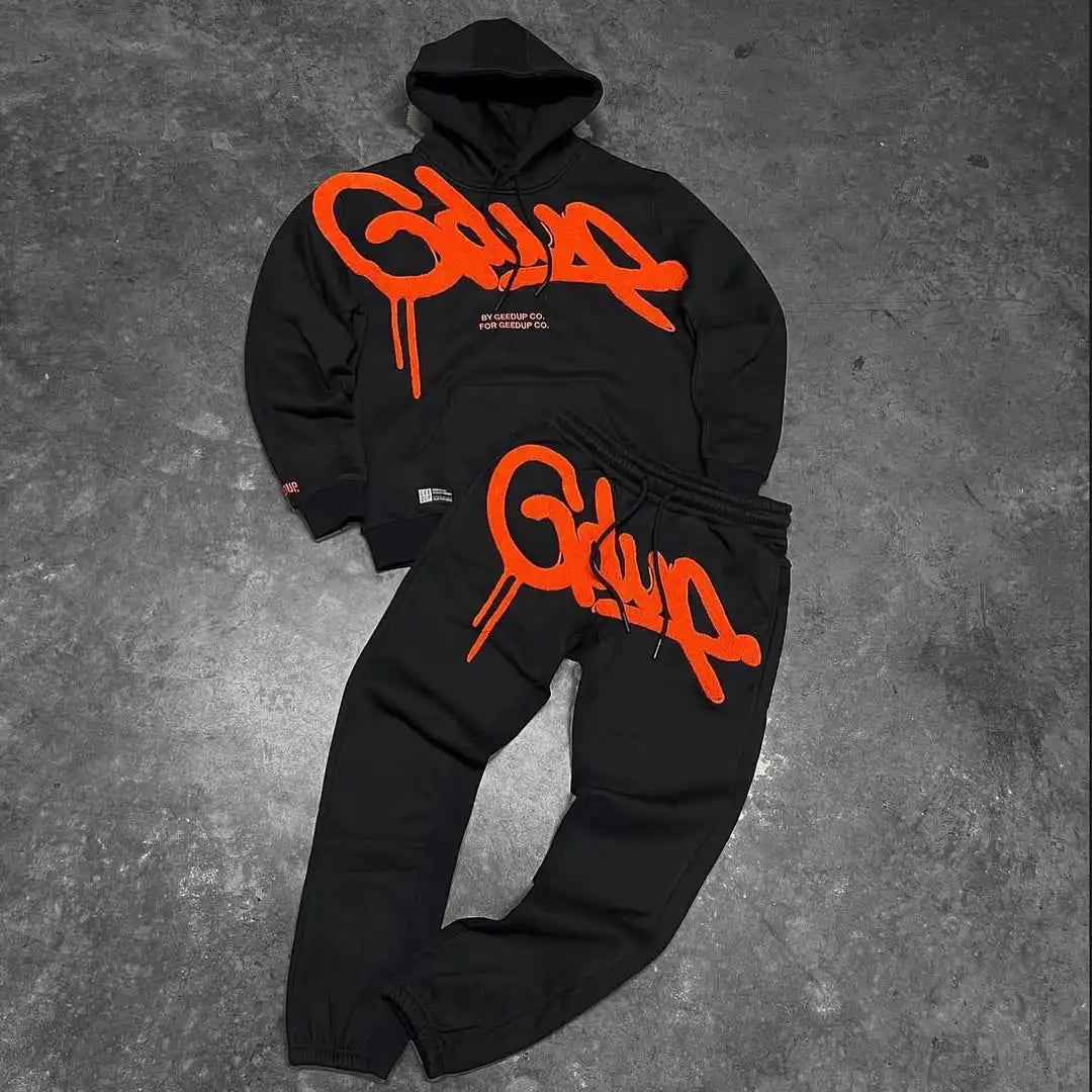 Y2K street style Fashion Letter Printing Cotton Hoodies Harajuku Hip Hop Punk Men Oversized Hoodies Sweatshirts Casual Jacket