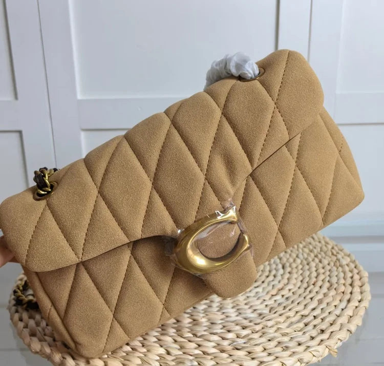 2025 New Arrival Chain Crossbody Bag, Quilted Sheepskin Shoulder Bag, Fashion Tote and Underarm Bag for Women