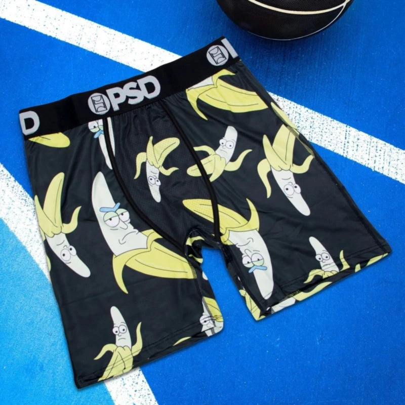 OZPSD Men Sexy Boxers Men Boxershorts Men's Printed Long Boxer Briefs Mens Underpants Plus Size Breathable Man Underwear Panties