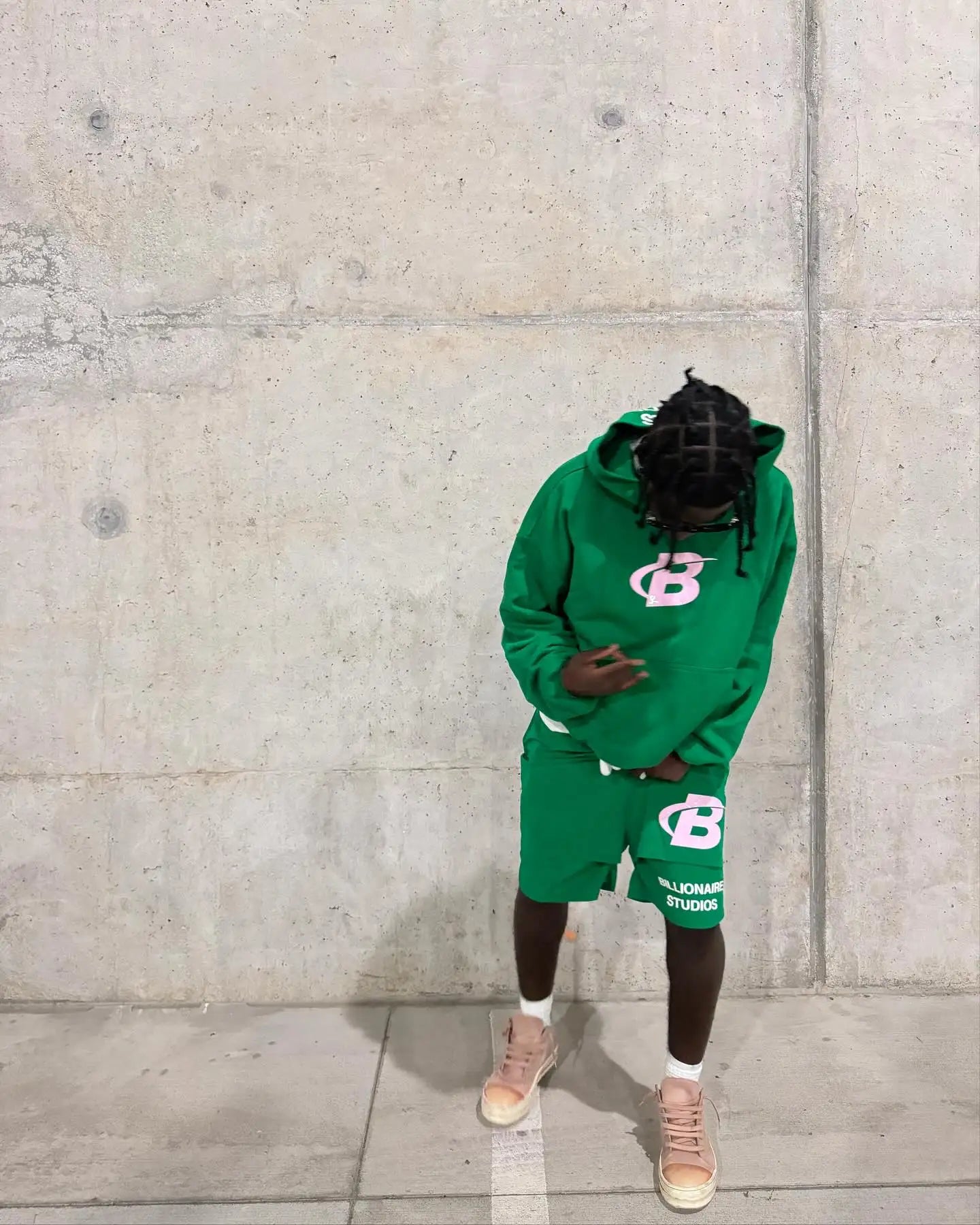 2024 Summer Letter B Print Trendy Tracksuit+sweatpants Men Oversized Hoodies Sports Suit Loose Shorts Suit Clothes