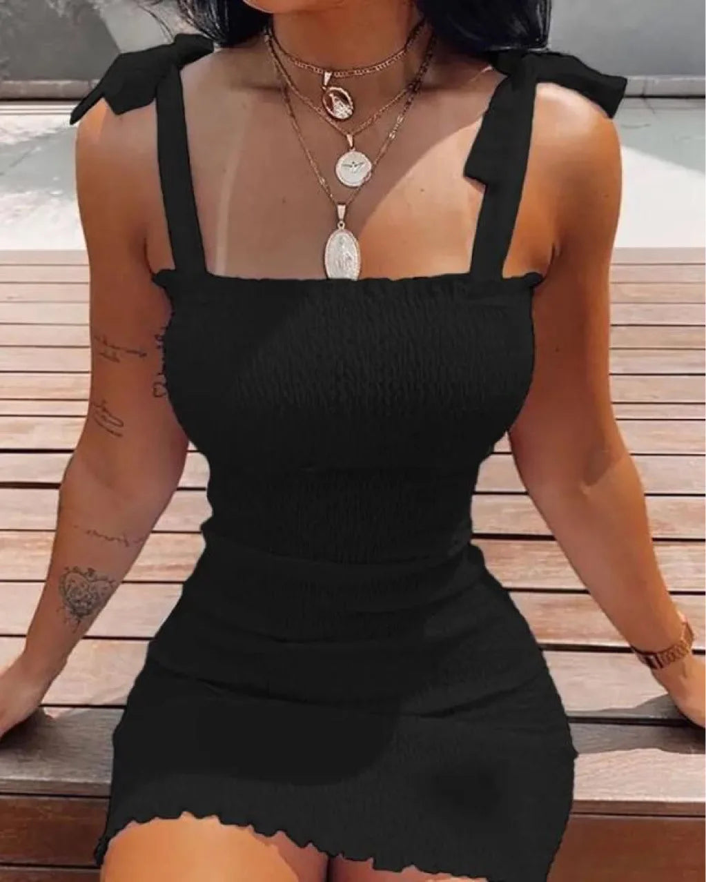 Trendy Solid Strap Short White Dresses Off Shoulder Sexy Pullover Sheath Mini Summer Beach Vest Dress