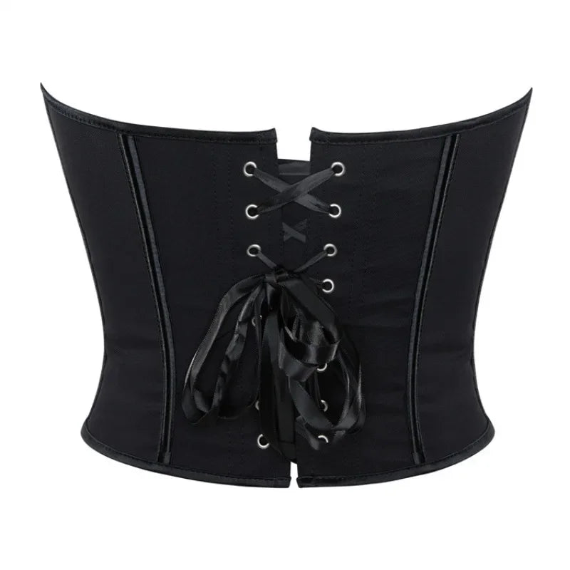 Fashion Strapless Off Shoulder Corset Tank Crop Tops Summer Backless Camisole Underwear Female Bustier Top
