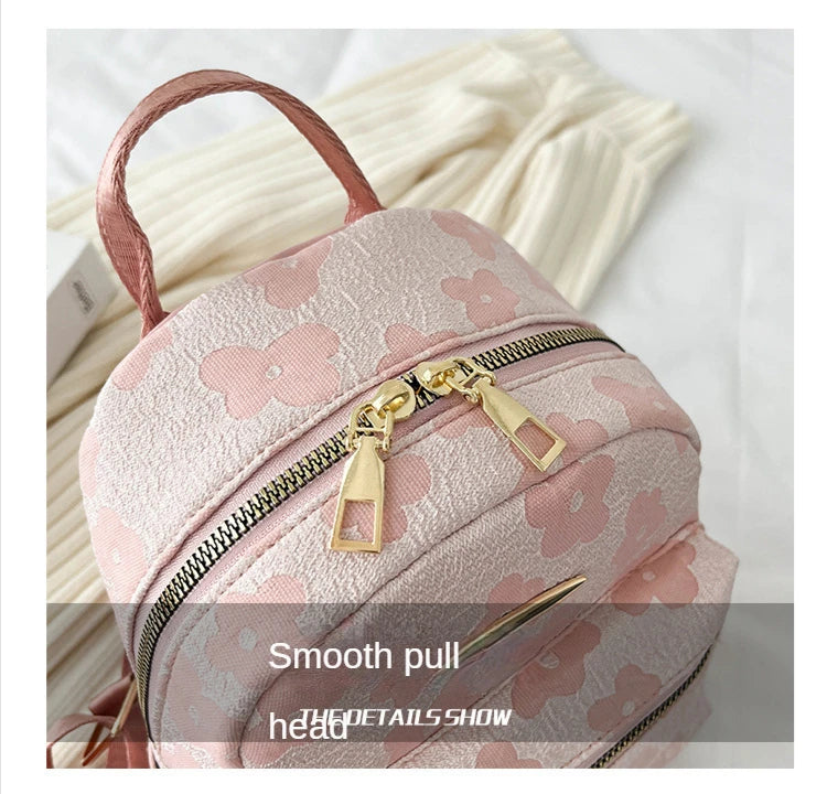 2023 Women Solid Mini Small Backpack Travel Casual Women's Shoulder Bag Female Phone Pouch Pack PU Leather Black Purse Рюкзак