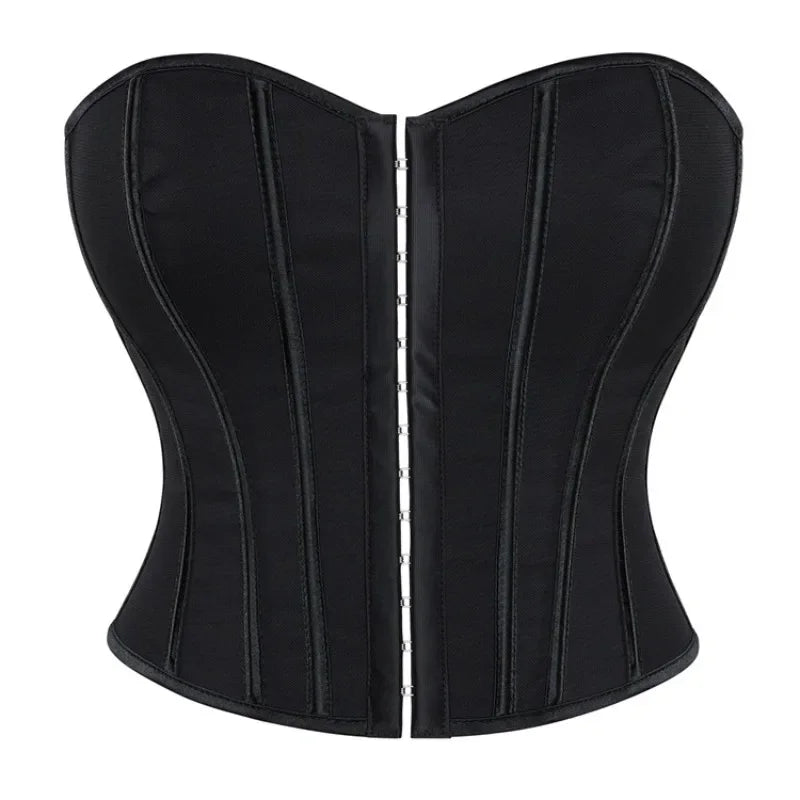 Fashion Strapless Off Shoulder Corset Tank Crop Tops Summer Backless Camisole Underwear Female Bustier Top