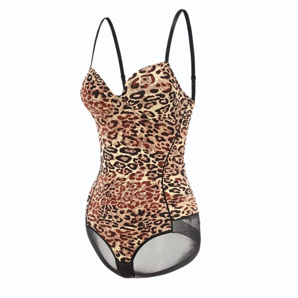 HLJ&GG Sexy High Quality Stretchy Solid One Piece Bodysuits Women V Neck Spaghetti Strap Slim Bodycon Rompers Fashion Jumsuits