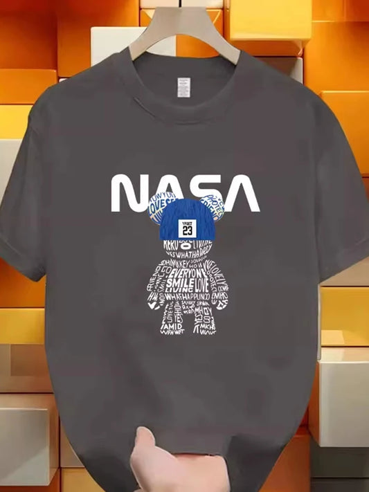 2025 Luxury Trend Premium Cotton Short-Sleeved T-Shirt for Men - Summer In Style - Young Fashion Brand - Loose Round Neck