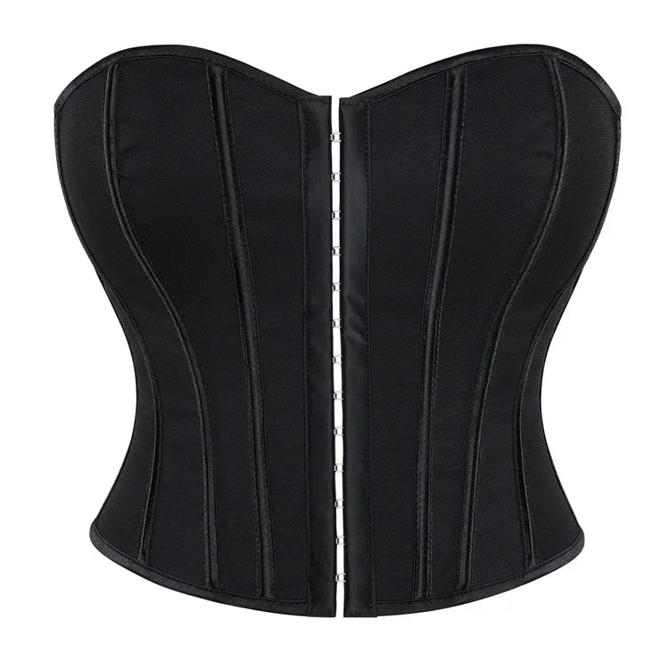Fashion Strapless Off Shoulder Corset Tank Crop Tops Summer Backless Camisole Underwear Female Bustier Top