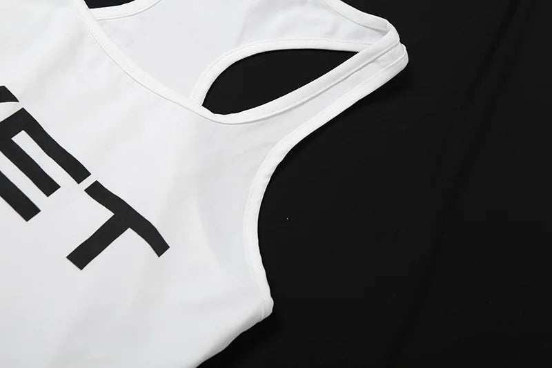 HLJ&GG Sexy Hot Girl Letter Print Bodysuits Two Piece Sets Women Round Neck Sleeveless Top And Shorts Outfits Fashion Streetwear