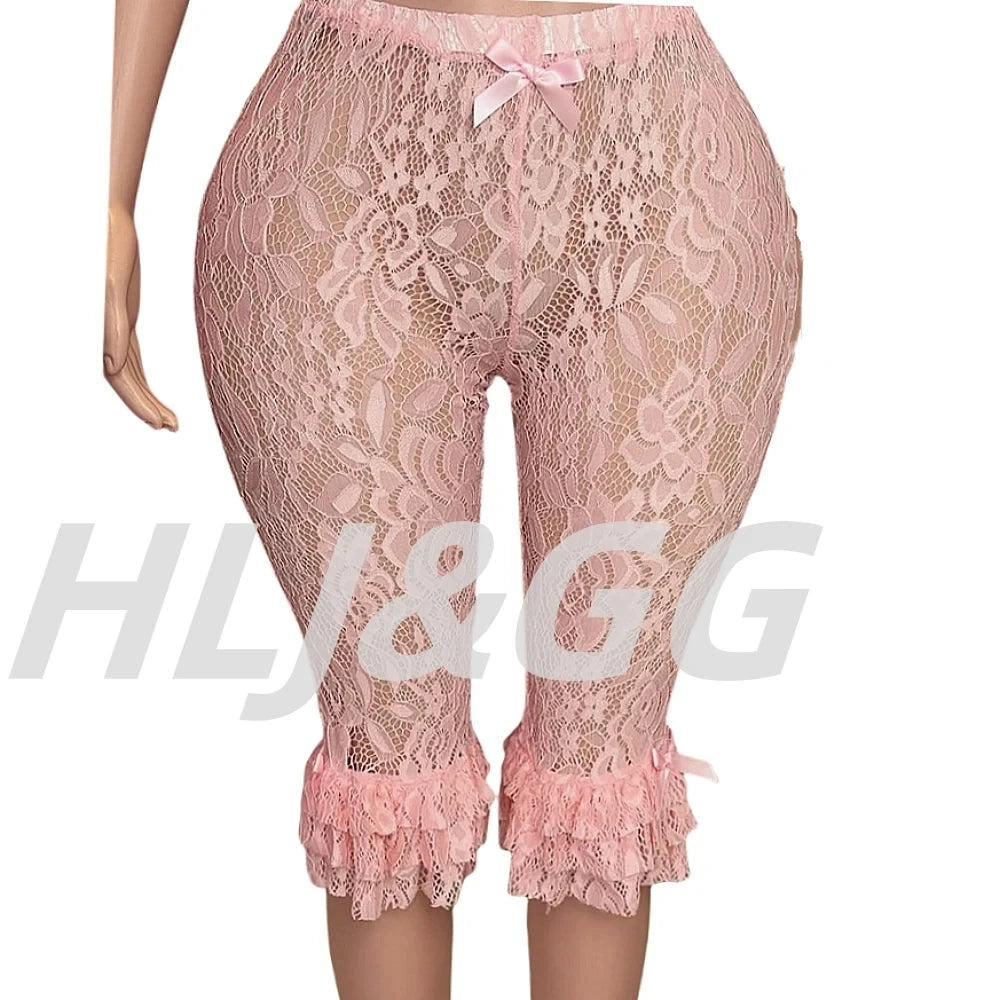 HLJ&GG Summer New Leopard Print Bow Bodycon One Piece Rompers Women Hollow Out Halter Backless Slim Jumpsuits Fashion Streetwear
