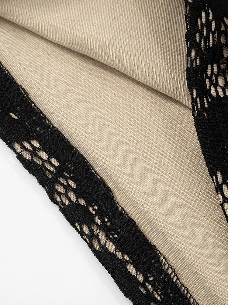 Weird Puss Mesh Patchwork 2 Piece Set Women Sexy Jacquard Backless Camisole+Stretch Skinny Peach Hip Pants Club Party Outfits