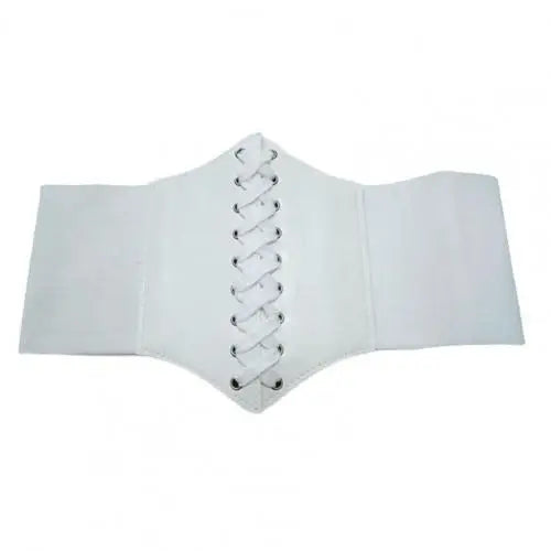 Fashion Corset Wide Belts Faux Leather Slimming Body Shaping Girdle Belt for Women Elastic Tight High Waist for Daily Wear