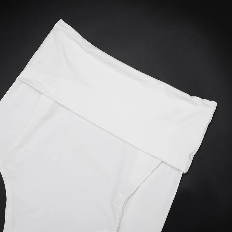 Nsauye Casual Pullover Women Long Sleeve Basic Solid White One Pieces Bodycon Bodysuit Tops Y2K Sexy Autumn 2025 Club Rompers