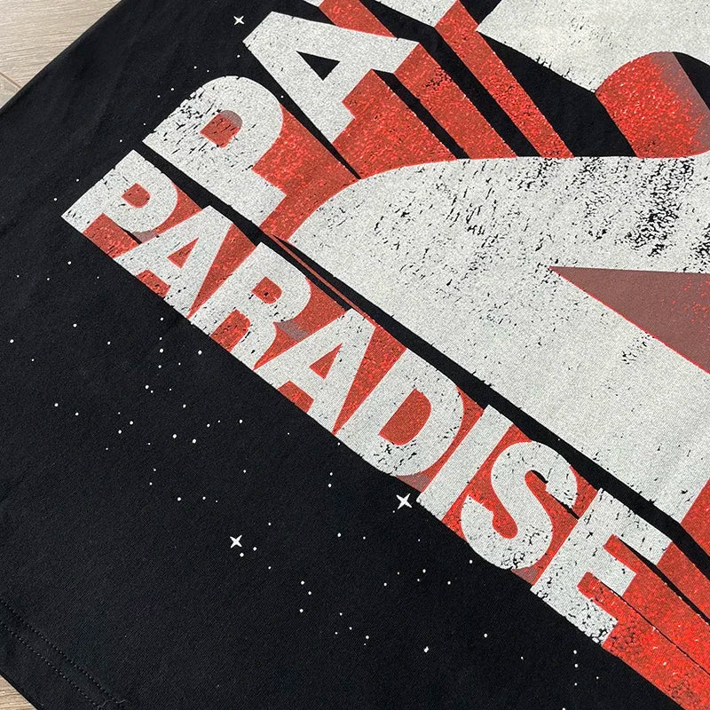 HS Halloween Skull Washable cotton printed skull short sleeve T-shirt