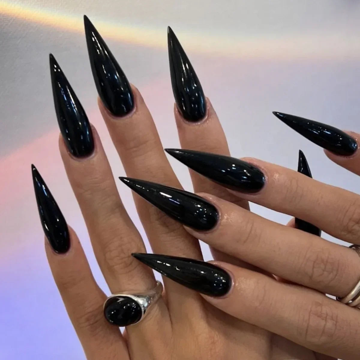 24pcs French Almond Press on Nails Leopard Print False Nails 3D Bow Wearable Stick-on Nails Fake Nail Uñas Накладные Ногти 네일팁