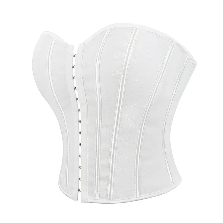 Fashion Strapless Off Shoulder Corset Tank Crop Tops Summer Backless Camisole Underwear Female Bustier Top