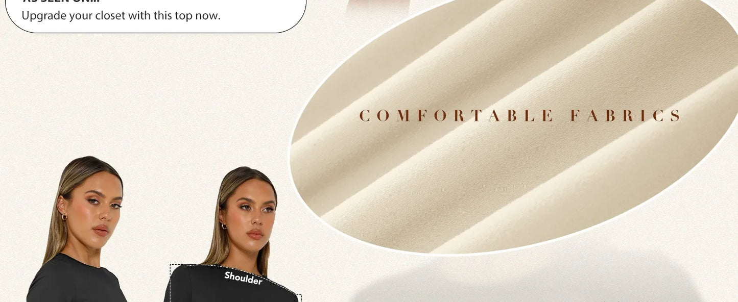 Sexy Crew Neck Basic T-Shirts Female Clothes Fashion Short White Solid Slim Fit High Street Tanks Tops Streetwear Crop Tops Tees