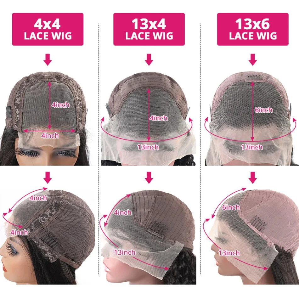 Blue Colored Human Hair Wig 13x4 Lace Frontal Wigs Straight Lace Front Human Hair Wig For Women Brazilian Remy Human Hair Wig