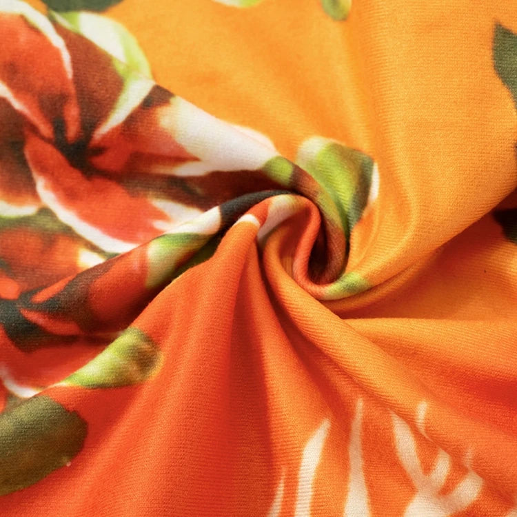 STYLISH LADY Comtrast Color Printed 2 Piece Set Women Halter Backless Crop Top and Drawstring Shorts Suits 2025 Street Outfits