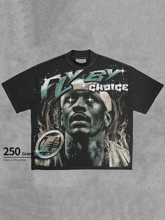 Legendary Basketball Star Trendy Highstreet Men Women T-Shirt Graphics Printed Clothing Casual Loose Tees Tops For Unisex