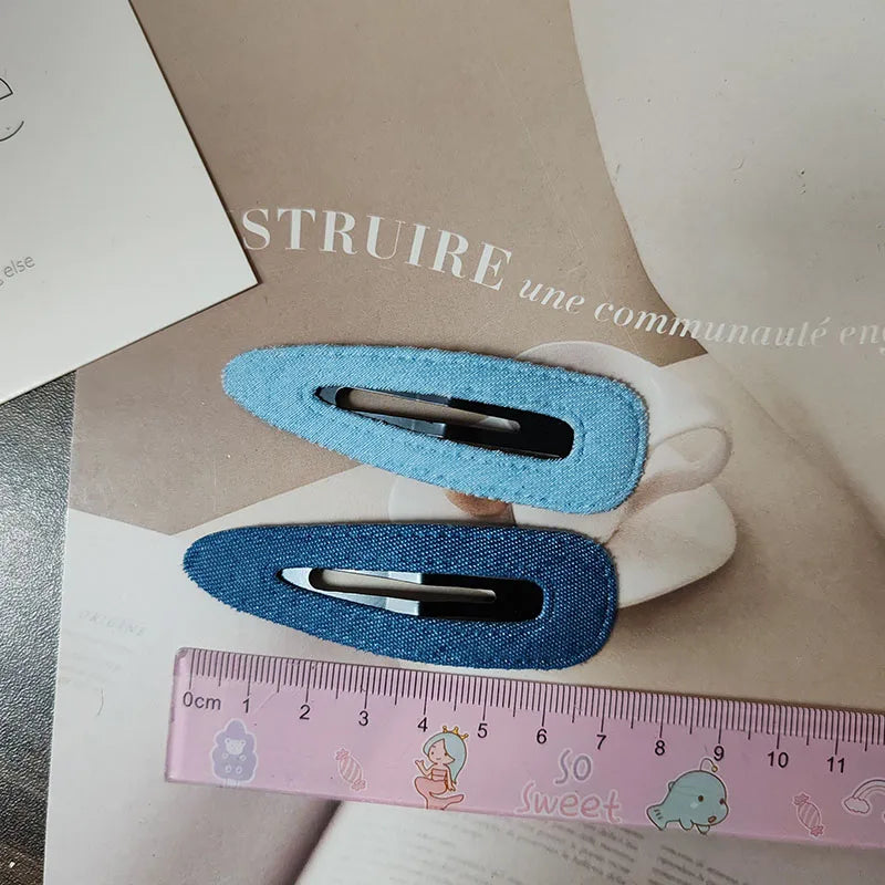2pc Hot Fashion Heart Star BB Hairpin Hair Side Clips for Women Girls Child Gift Hair Accessories Headwear Ornament