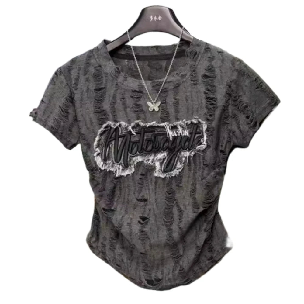 HLJ&GG Fashion Plaid Printing Irregular Mini Skirts Two Piece Sets Women O Neck Short Sleeve Top And Skirts Outfits Streetwear