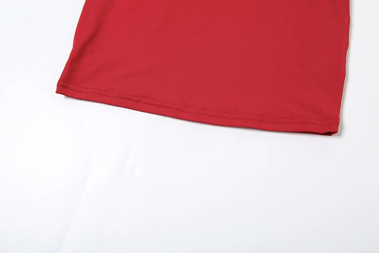 Weird Puss Casual 2 Piece Set Women Letter Print Shorts Sleeve Crop Tops+Puffy Skirt Simple Basic Matching Streetwear Outfits