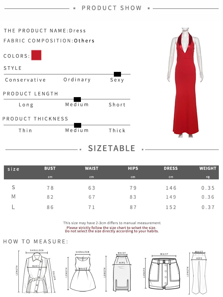 Weird Puss Halter Backless Dress Women 2025 Trend Deep V-Neck Summer Elegant Sleeveless Backless Midnight Party Skinny Vestidos