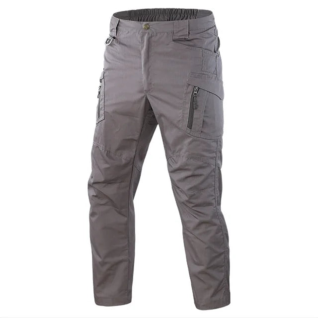 Men Cargo Pants Trousers Multi-pocket Waterproof Wear-resistant Casual Training Overalls Clothing Comfortable Breathable